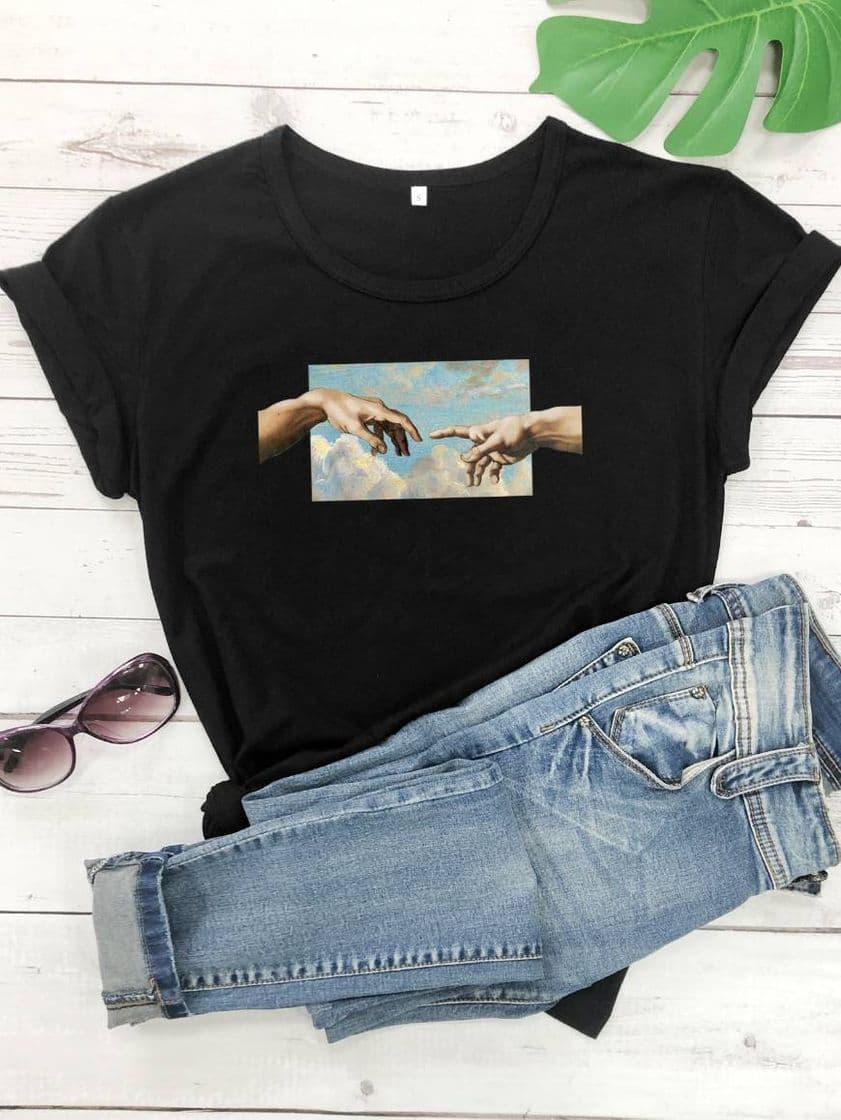 Product Camiseta con estampado aesthetic