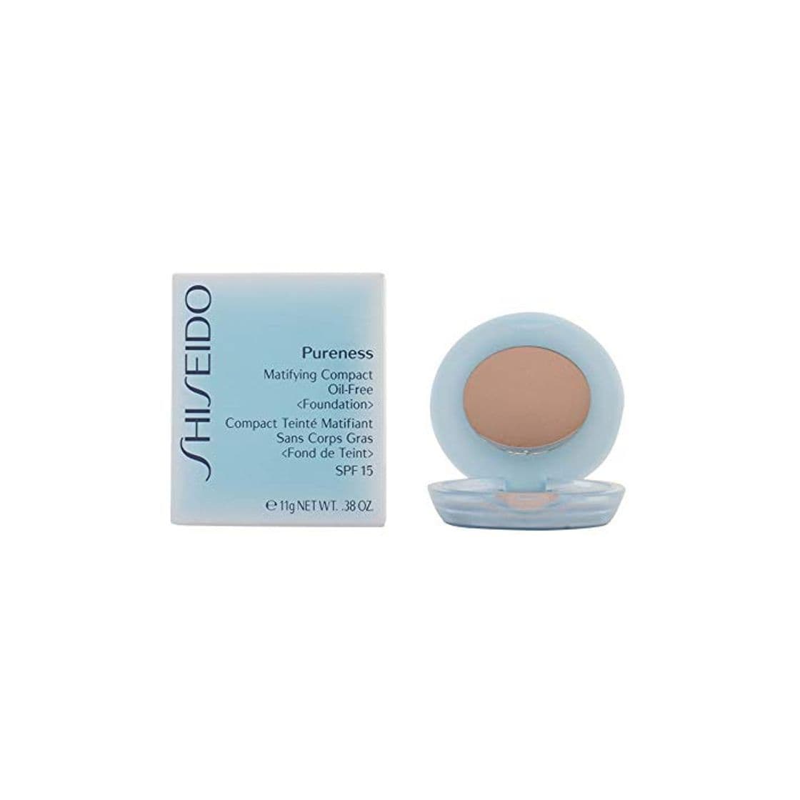 Belleza SHISEIDO PURENESS matifying compact #50-deep ivory 11 gr