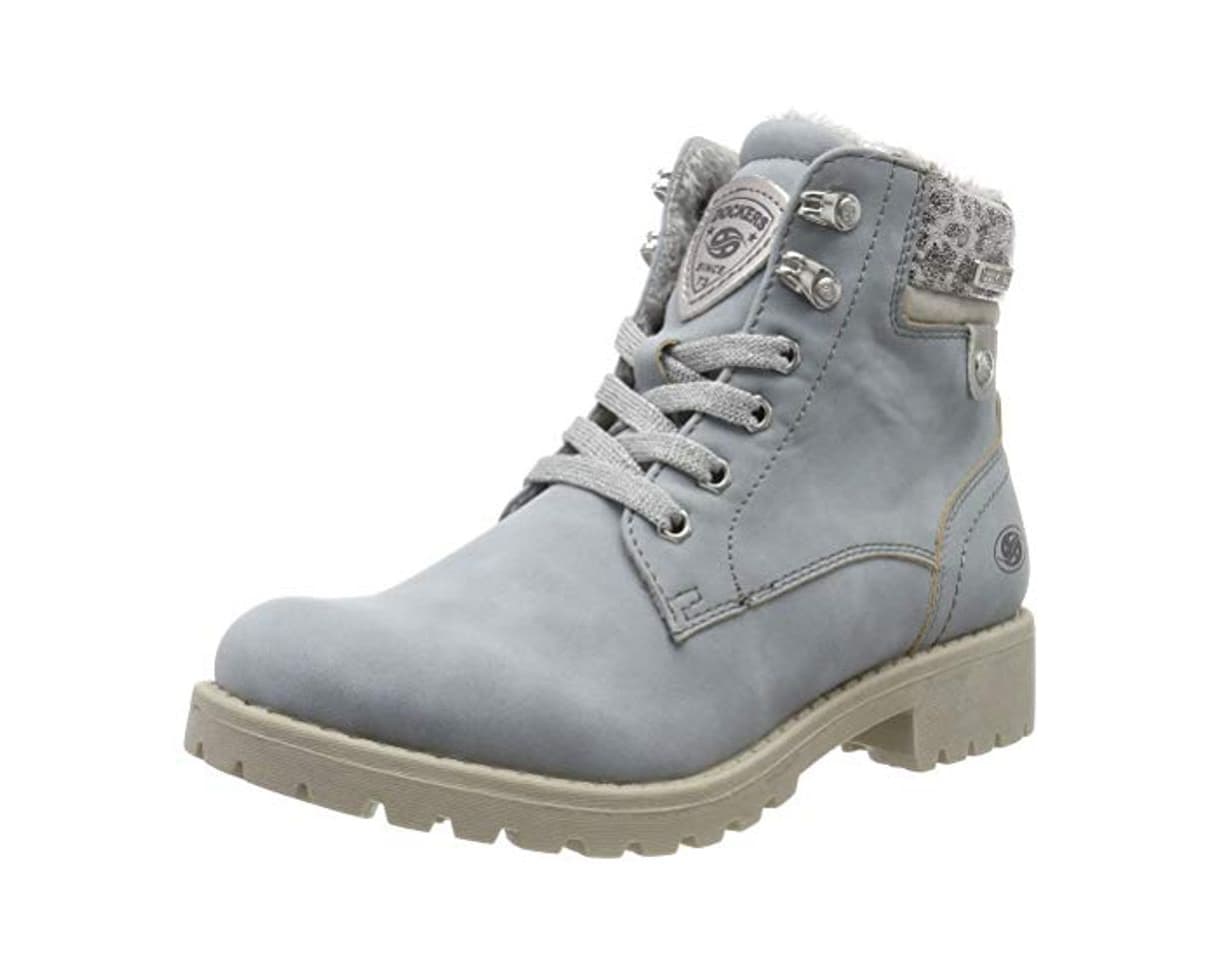 Fashion Dockers by Gerli 43fa307, Botas Militar para Mujer, Azul