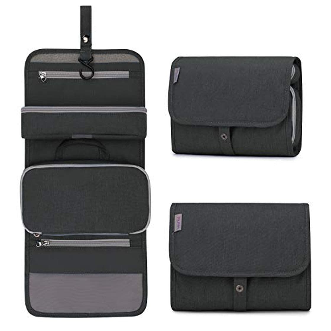 Producto Wind Took Neceser de Viaje para Colgar Neceser Maquillaje Grande Bolsas de Aseo Cosméticos Organizador Accesorios de Baño Plegable Neceser Viajes Vacaciones Viajes de Negocios