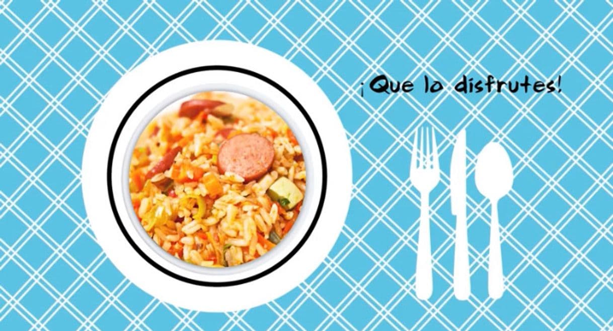 Moda ARROZ CON SALCHICHA Y VEGETALES - YouTube