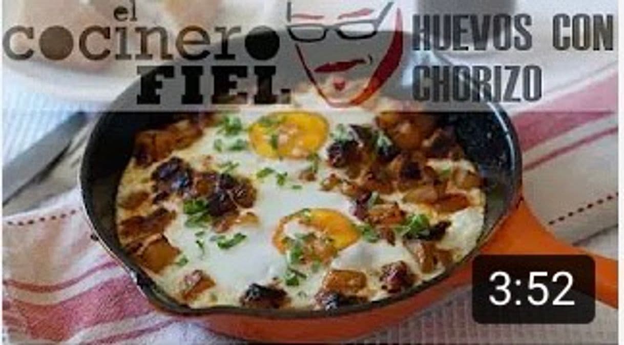 Moda HUEVOS CON CHORIZO RECETA - YouTube