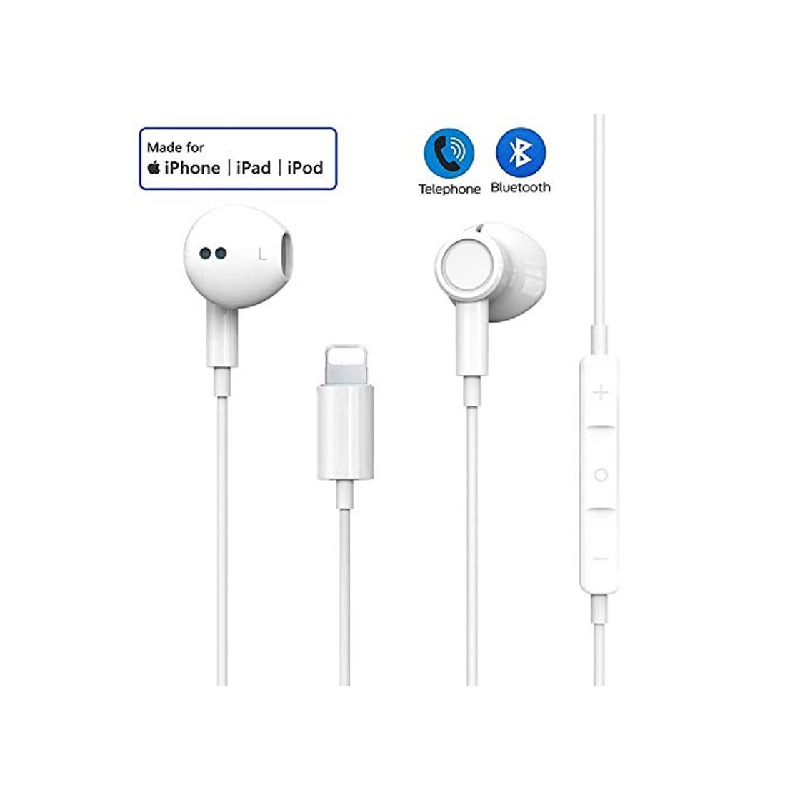 Product Auriculares para iPhone 7 Auriculares Conector Par emergente Auriculares Aislamiento Auriculares Soporte