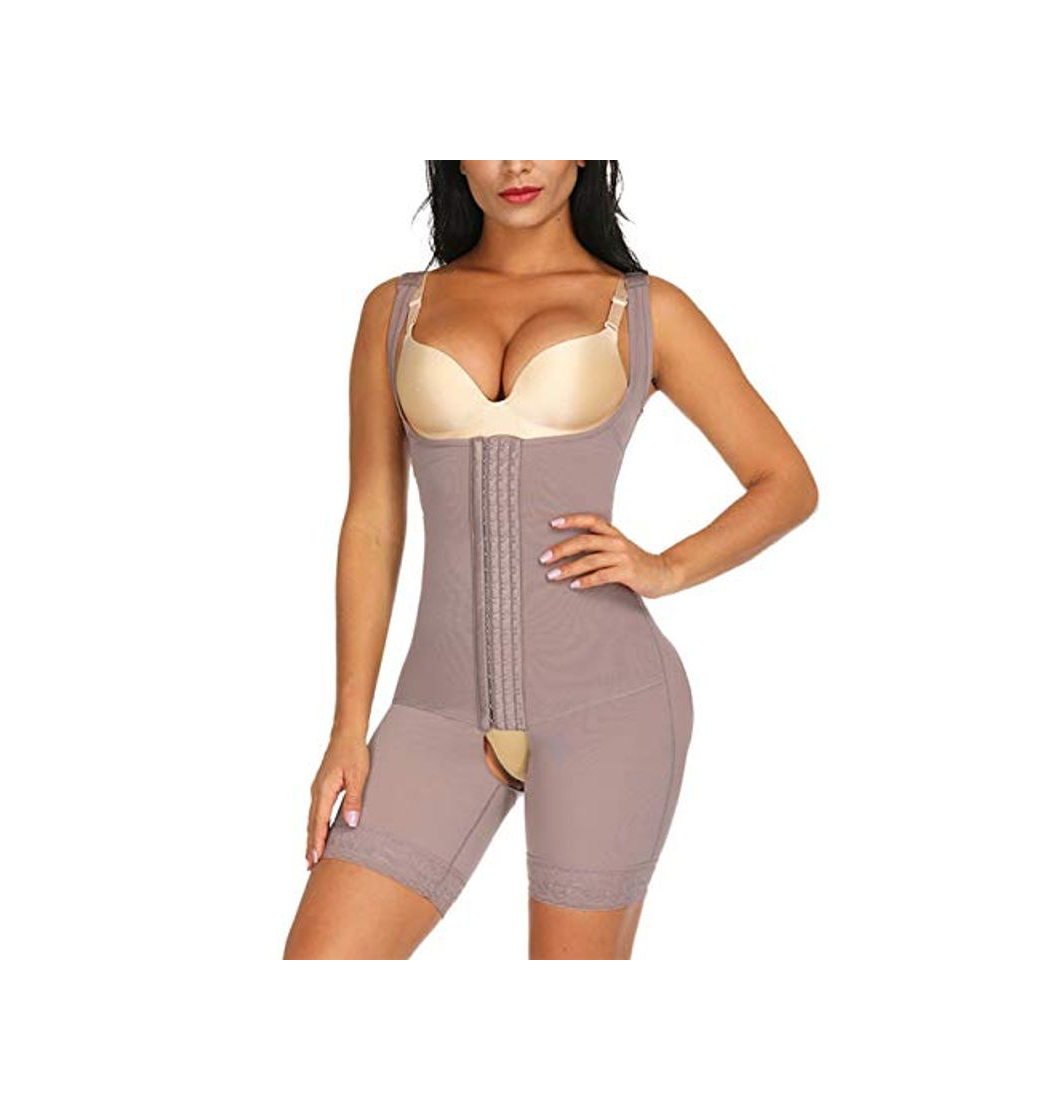 Product FeelinGirl Mujer Faja Reductora Chaleco sin Costura Corsé Bustier Ajustable Tirantes Faja