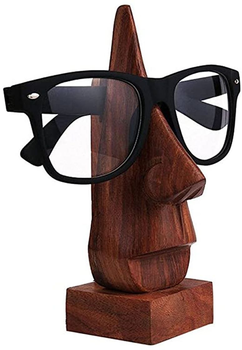 Fashion Talla de madera para poner las gafas