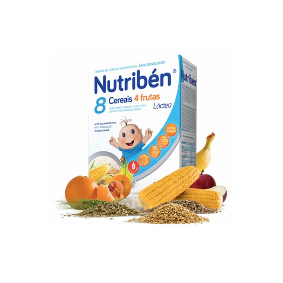 Product Papa láctea Nutribén 8 cereais e 4 frutas