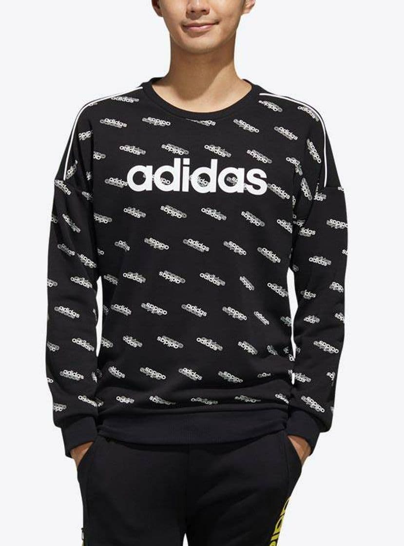 Fashion Polera de adidas. POLERON ADIDAS FAVOURITES SWEATSHIRT FM607