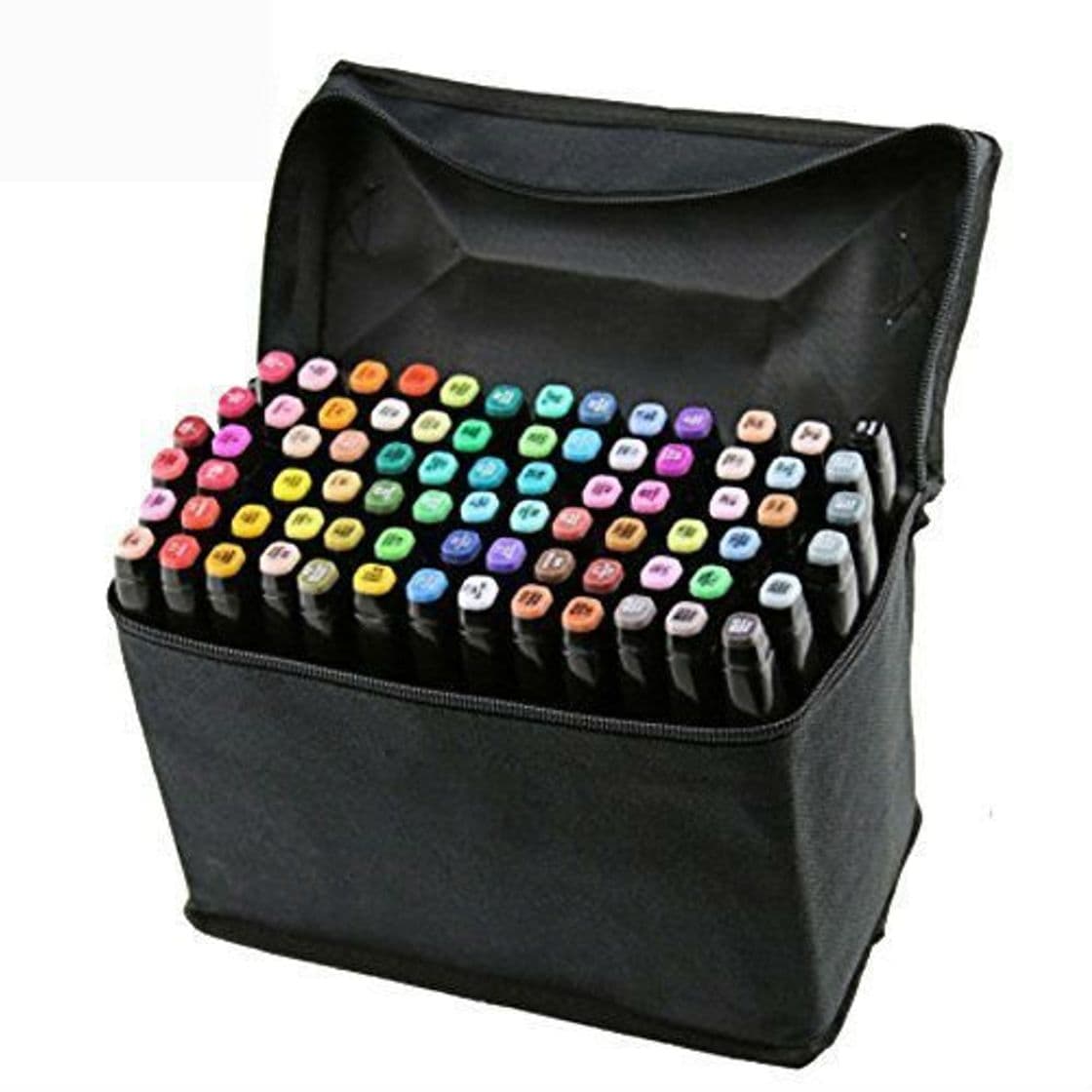 Producto Marker Pen[80PCS],Vococal® Markers Colors Rotuladores Pluma,Doble-punta(1mm/6mm) Rotuladores a Base de Alcohol Lápiz