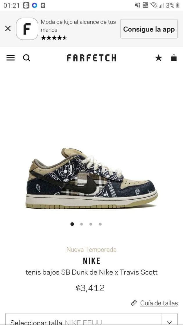 Moda Nike travis scott SB