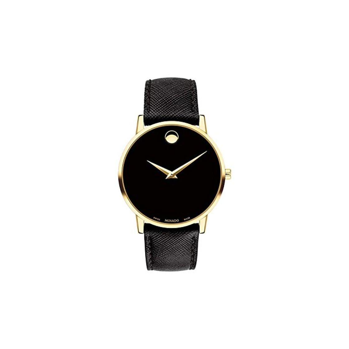 Fashion Movado Museum Classic Reloj de Hombre Cuarzo 40mm Correa de Cuero 0607195