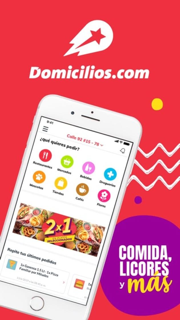 App Domicilios.com: Pide Domicilio