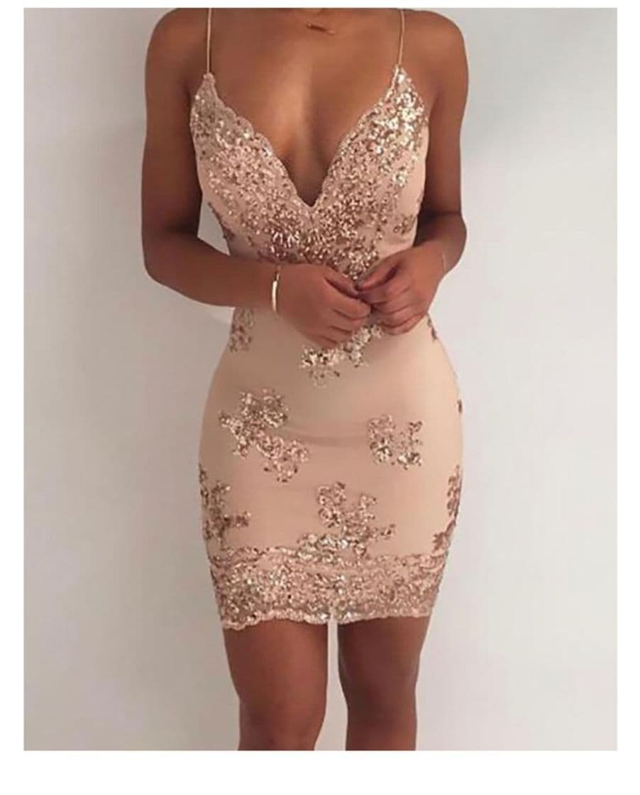 Fashion Sleeveless Bodycon Sequin Party Dress