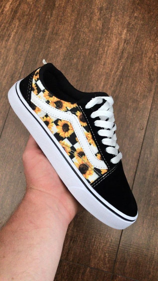 Fashion Tênis de girassol vans 