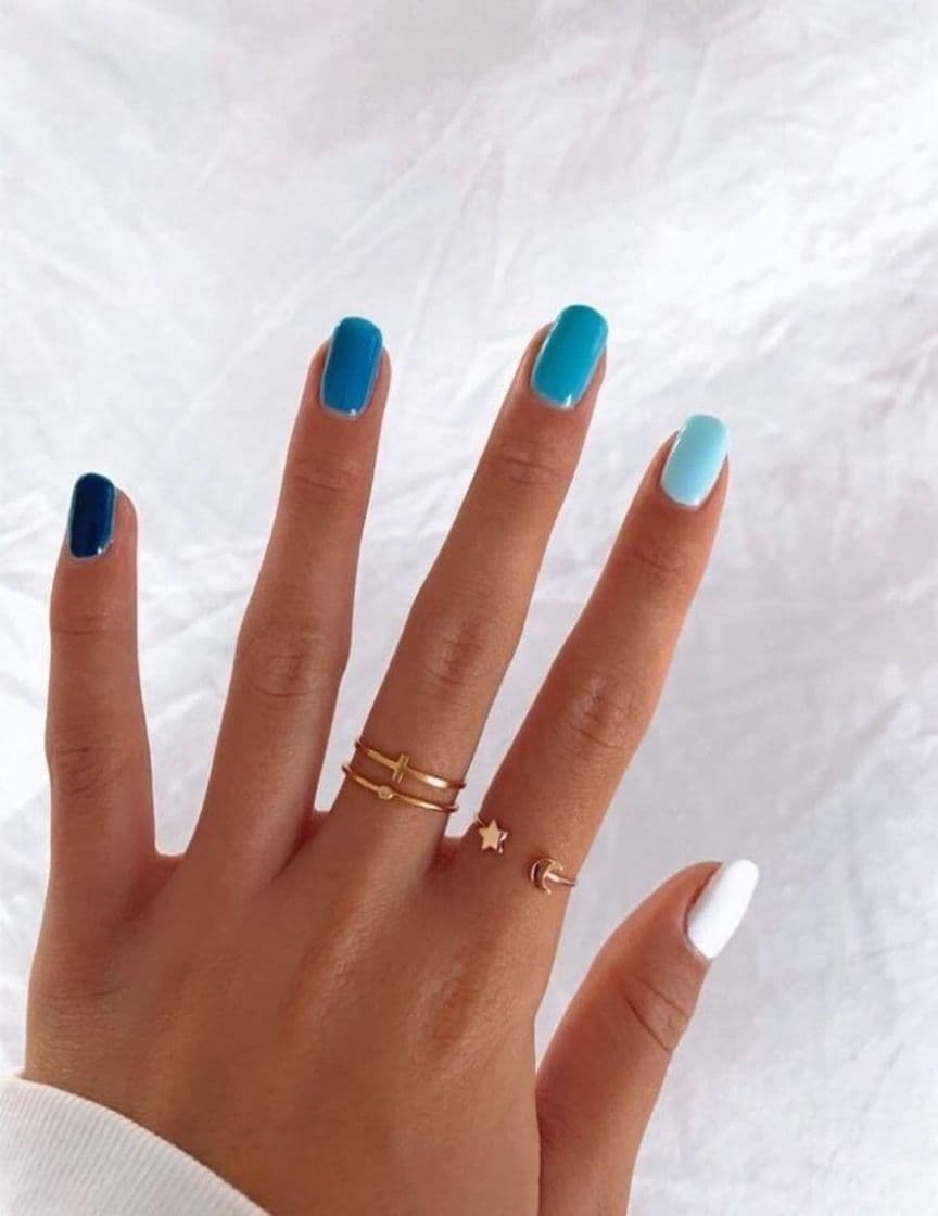 Fashion Unhas Azuis💙