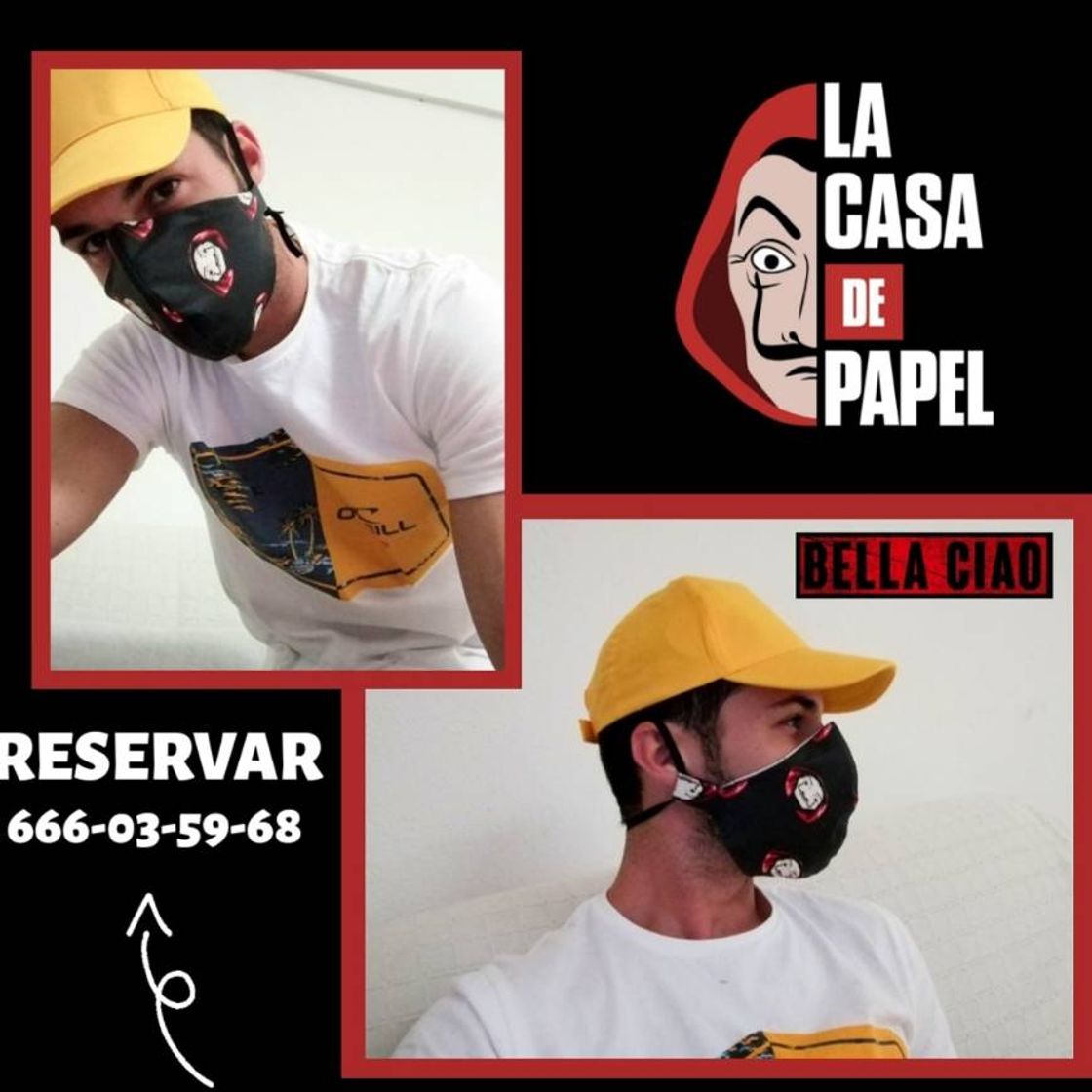 Moda Mascarilla personalizada 