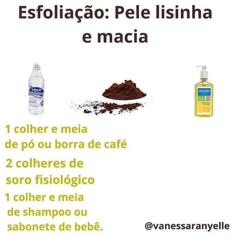 Moda Esfoliação com café