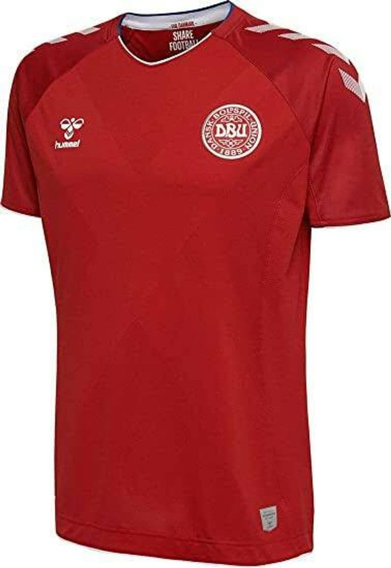 Moda Hummel DBU Home Jersey SS Camiseta de Dinamarca para niños