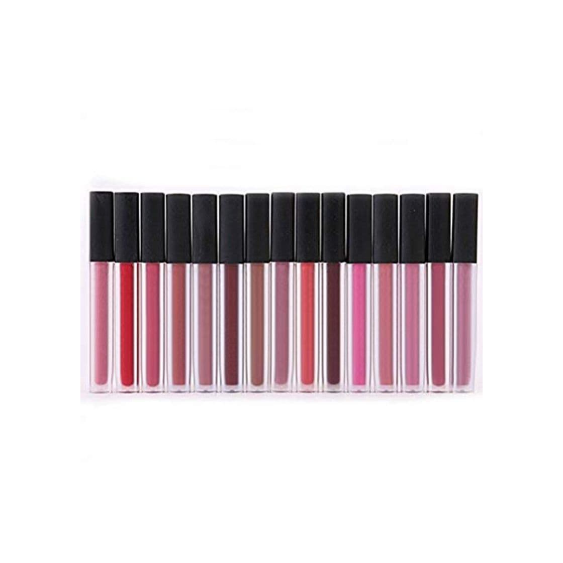 Beauty whobabe huda16 Lippenstift Juego 16 Matte brillo de labios Colores 16