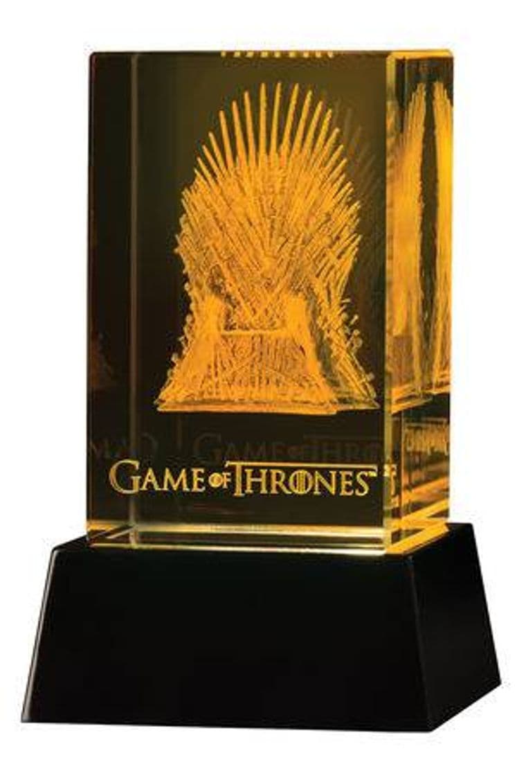 Producto Game of Thrones 3D LED Glass Etching Iron Throne de 8 cm