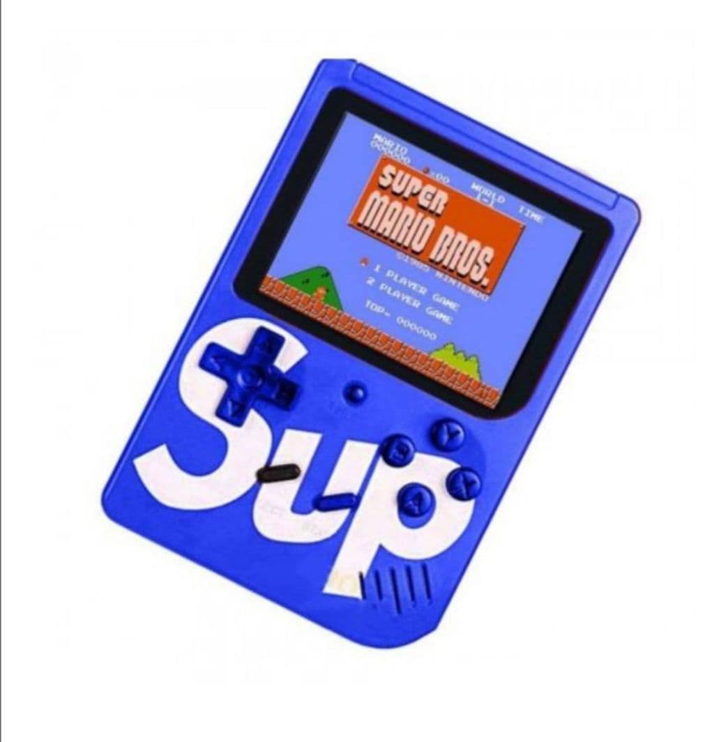 Moda Consola Portátil Clássica 400 Jogos Sup Game Box Azul