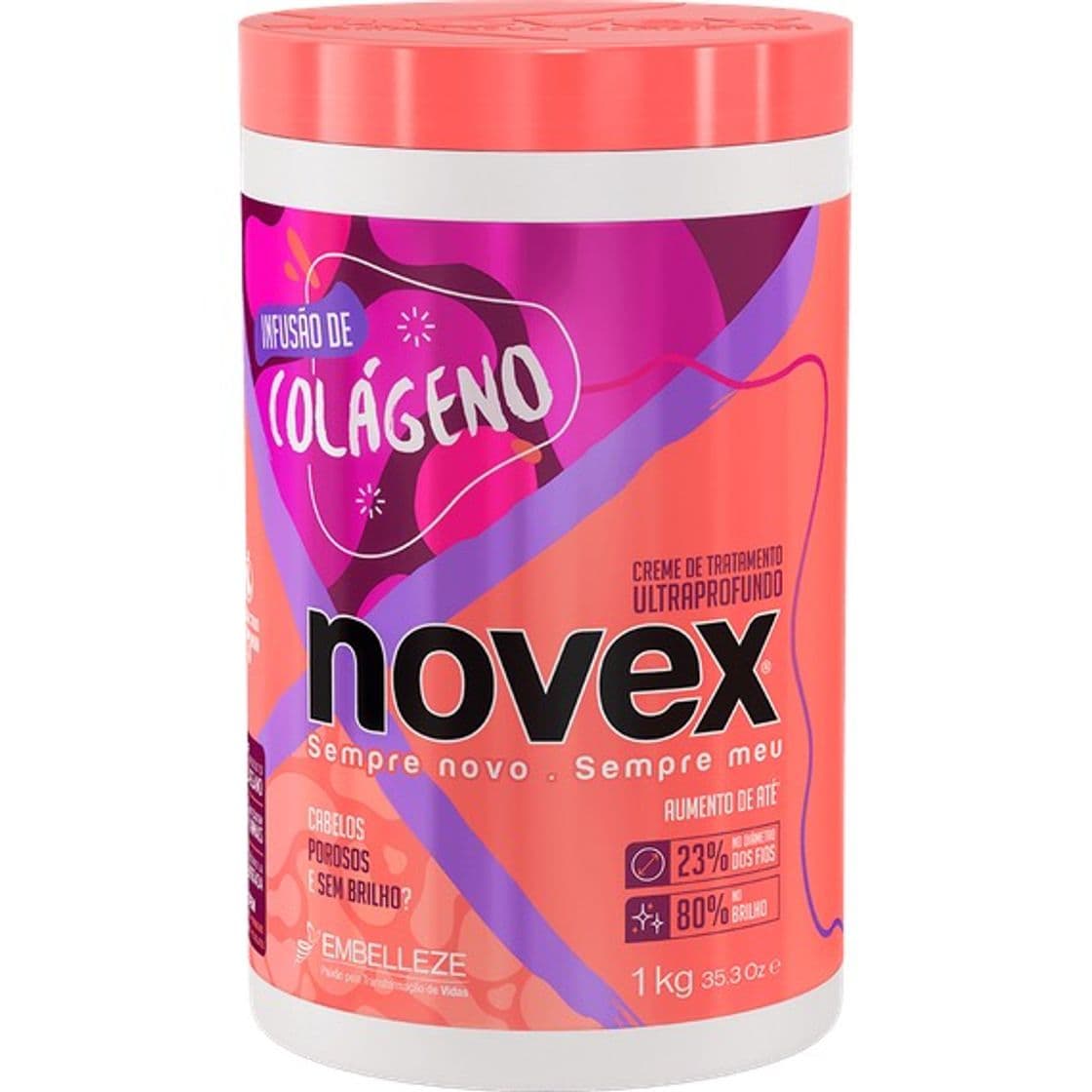 Moda Creme de Tratamento Novex Infusão de Colágeno - Embelleze