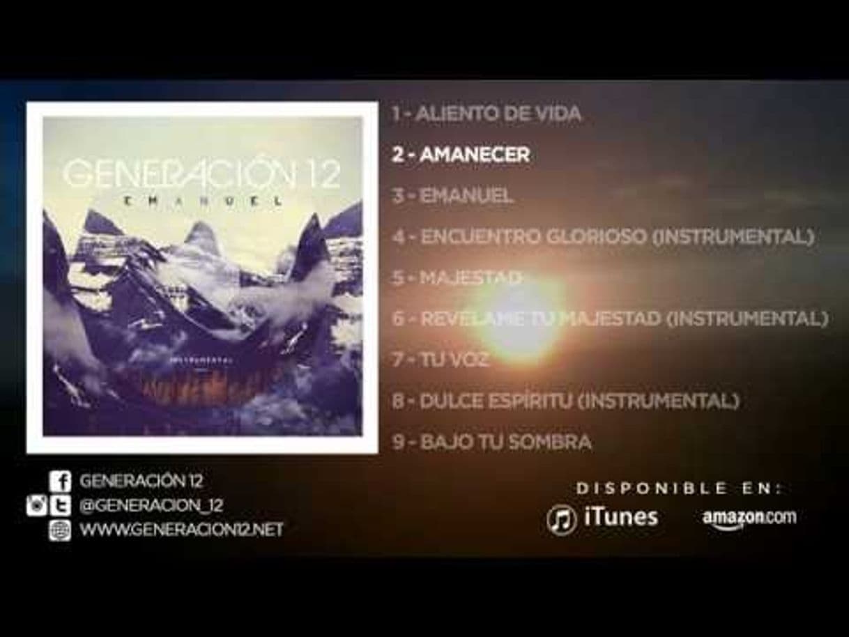 Music Generación 12 - Amanecer 