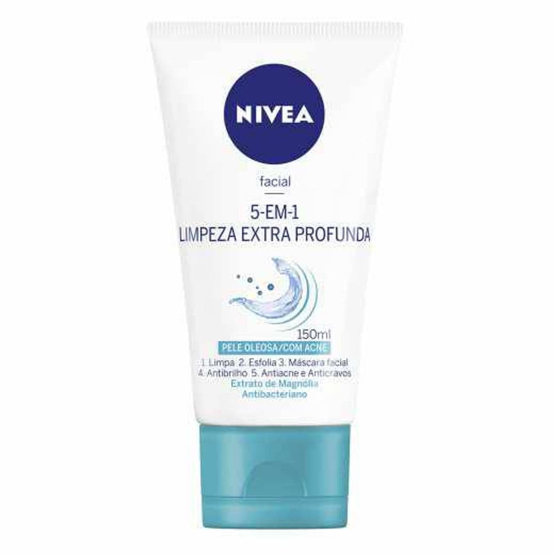 Fashion Nivea 5 em 1: Limpeza Extra Profunda Nivea 