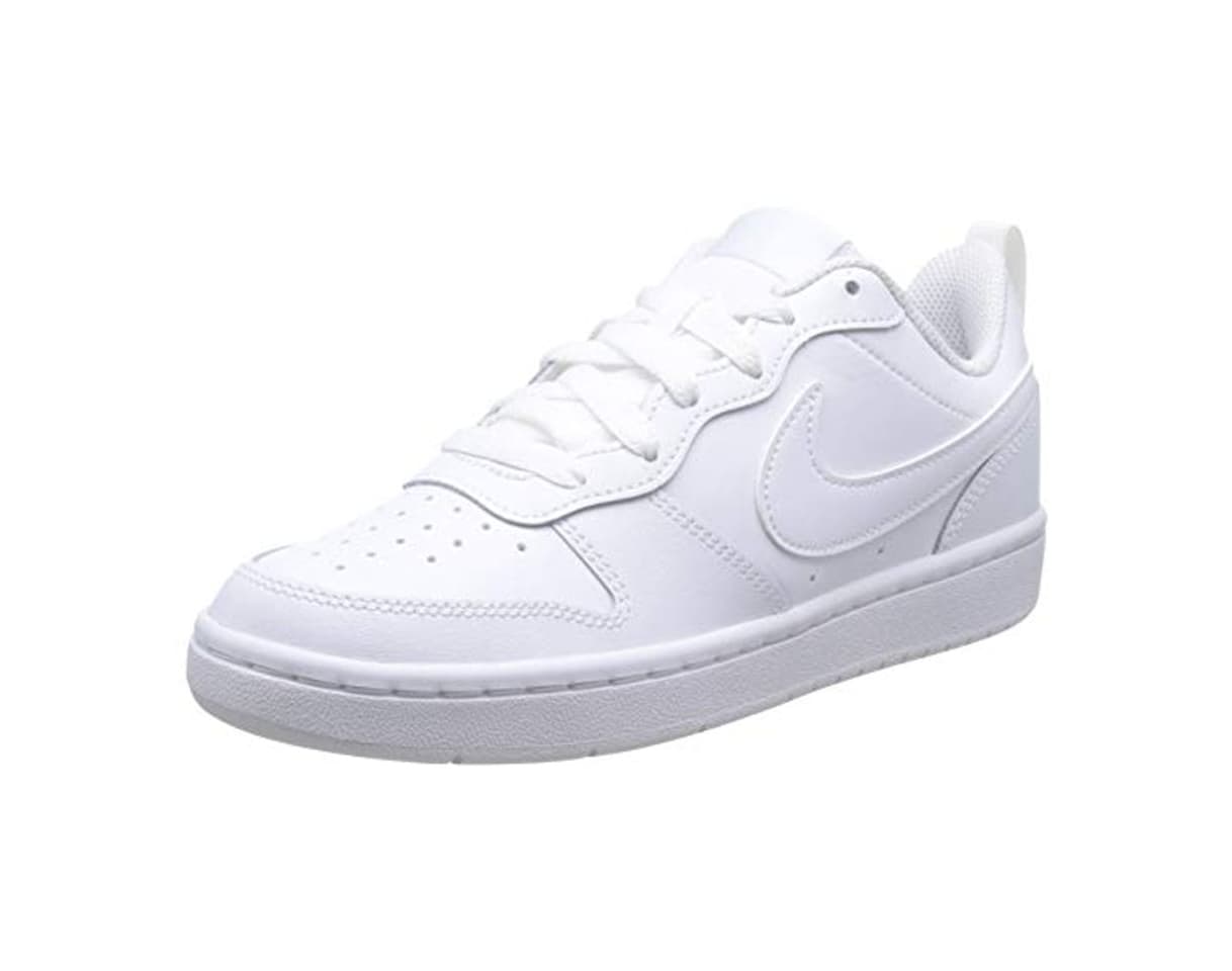 Moda Nike Court Borough Low 2, Zapatillas de Baloncesto para Hombre, Blanco