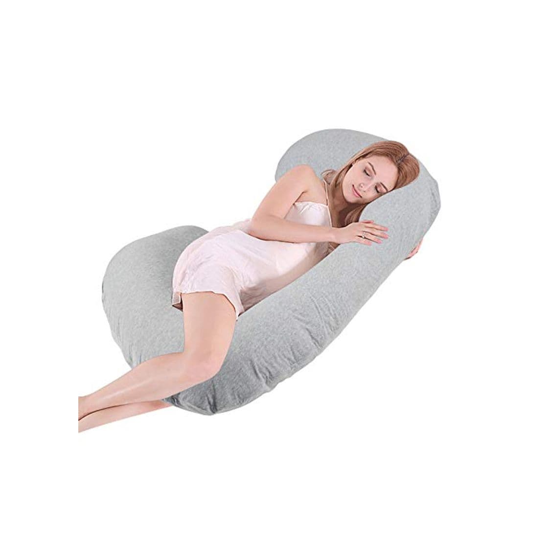 Product D4P Display4top Almohada con Forma de C, Almohada de Embarazo y Maternidad,