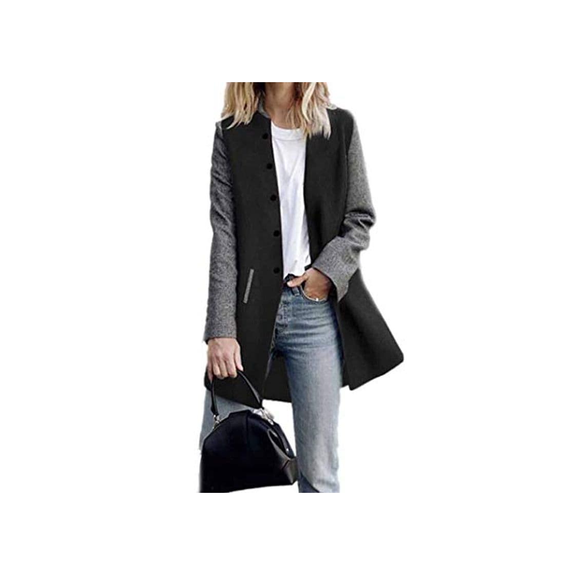 Product Overdose Chaqueta para Mujer De Manga Larga Casual Chaqueta Lady Coat Jumper Knitwear Nuevas Tapas Superiores