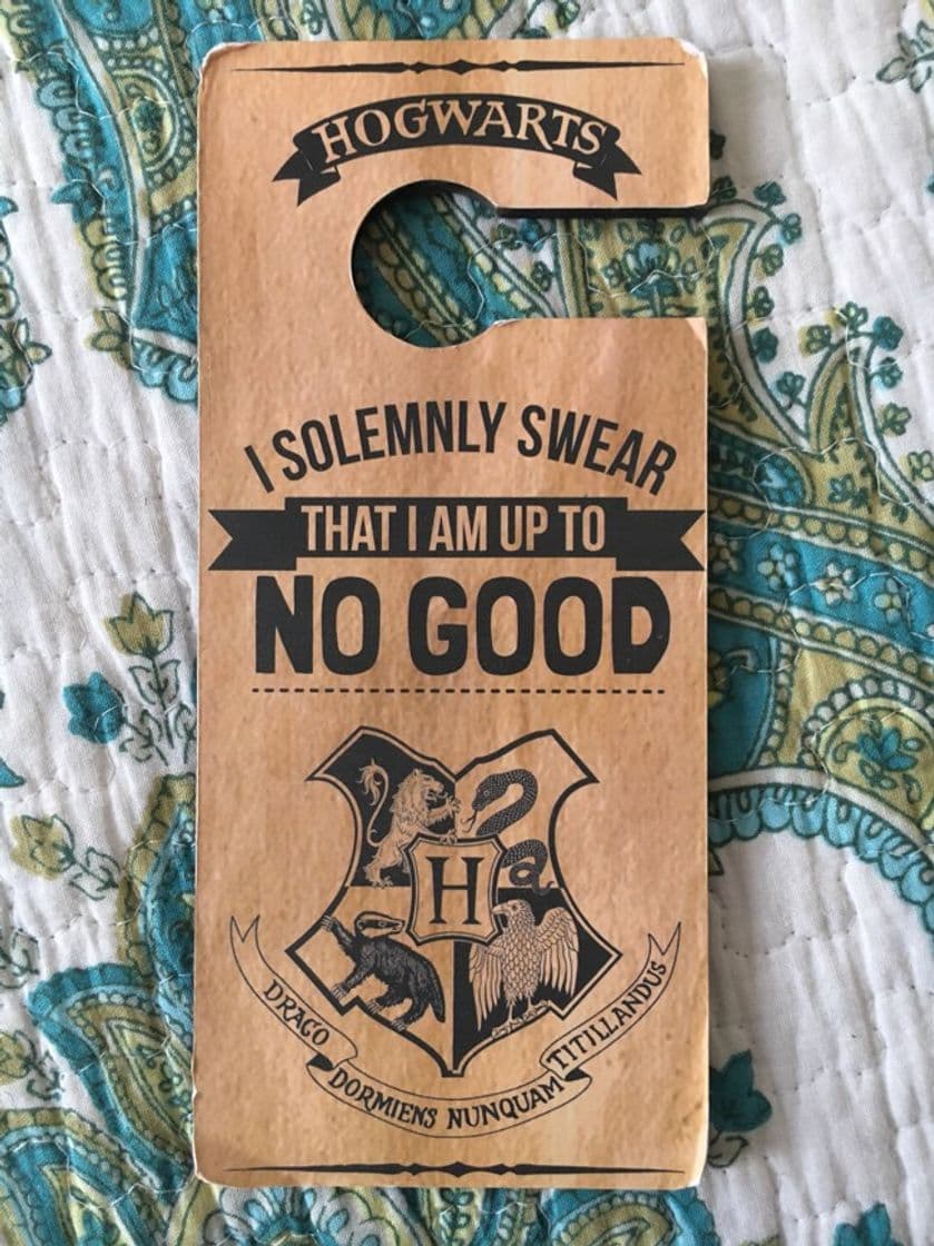 Producto Primark Harry Potter letrero colgador puerta -Esperando mi carta de Hogwarts -