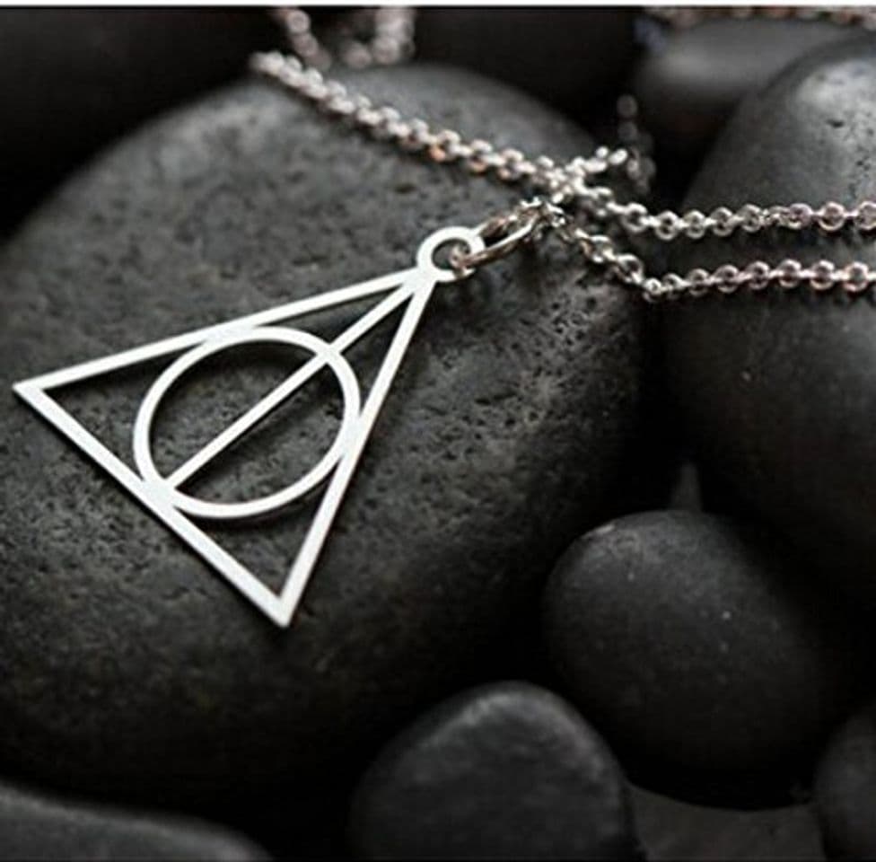 Producto Moda elegante oro y plata Simple triángulo Harry Potter Reliquias de la