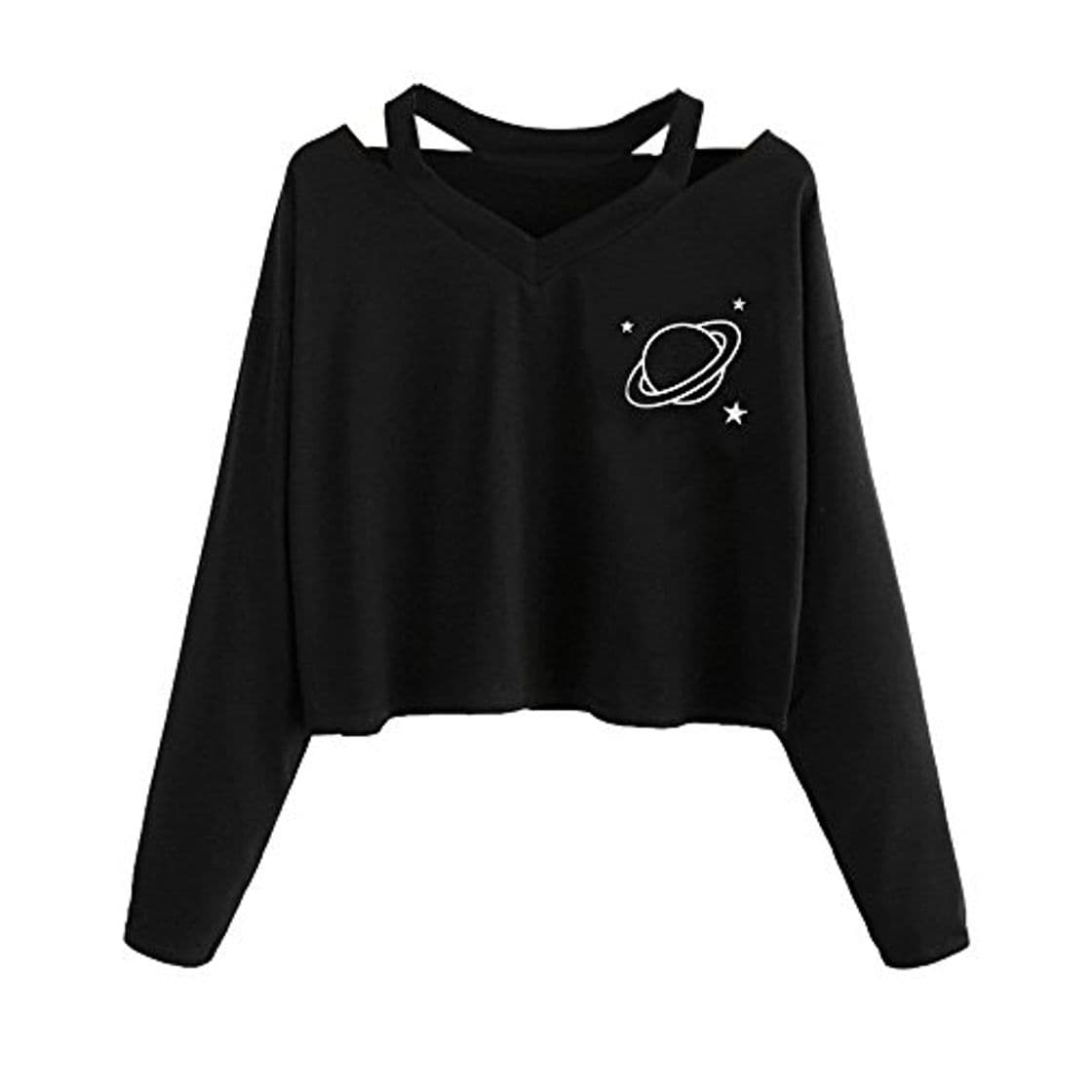 Product K-youth sudadera mujer Mujer Sudaderas Cortas, Tumblr Cortas Otoño Invierno Chicas Cuello