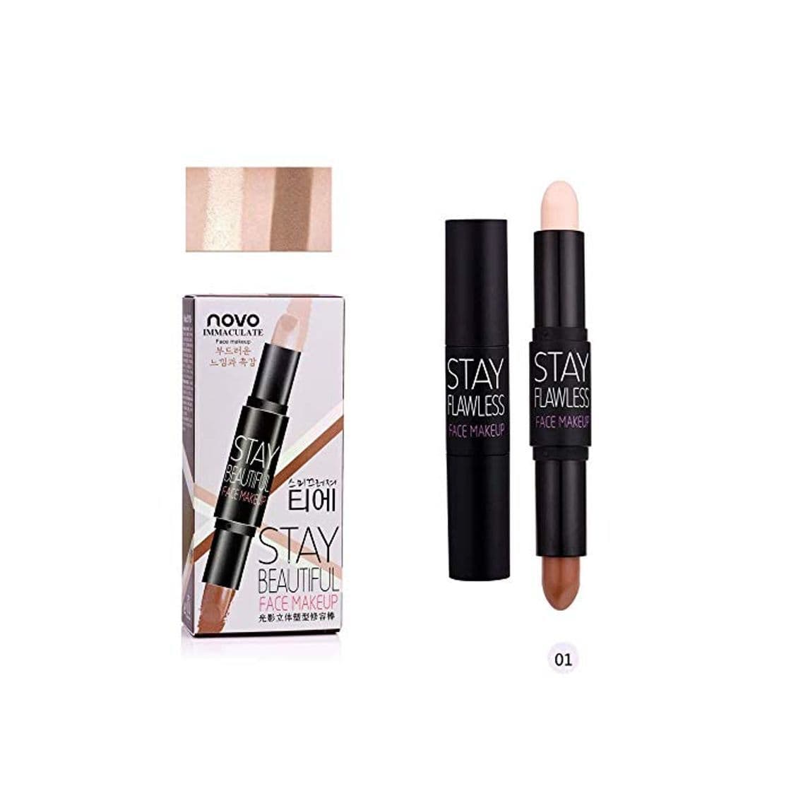 Producto Stick de contorno de doble cabeza corrector