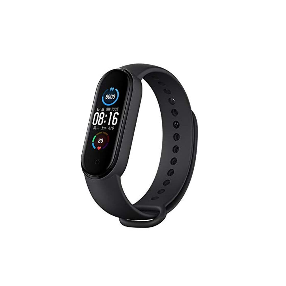 Producto Xiaomi Mi Band 5 Pulsómetros Pantalla AMOLED de 1.1" Salud de la