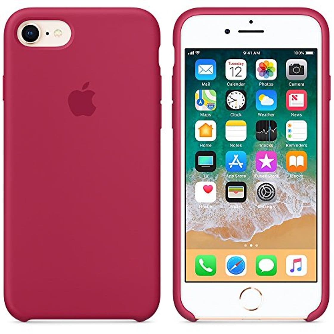 Product Funda para iPhone 7/8 Carcasa Silicona Suave Colores del Caramelo con Superfino