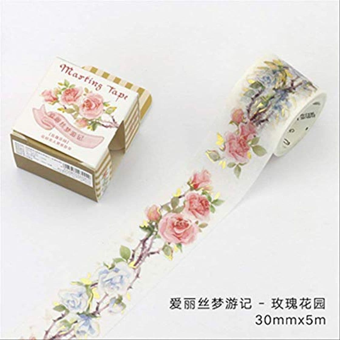 Product YMKCBB Cinta De Papel Alice Do Vintage E Flor De Fita Washi