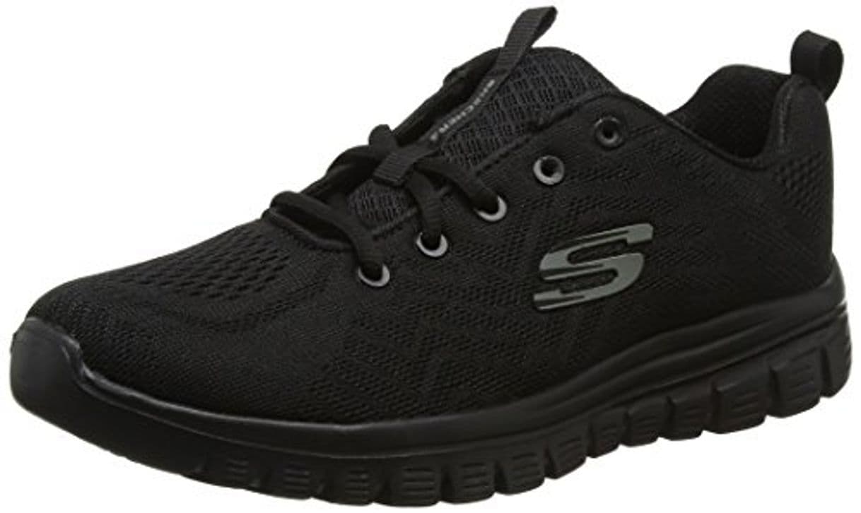 Producto Skechers Women 12615 Low-Top Trainers, Black