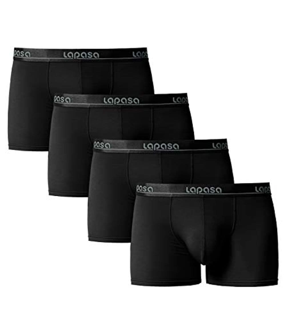 Producto LAPASA Pack de 4 Calzoncillos Bóxer Hombre de Verano Micromodal Ultra Suave