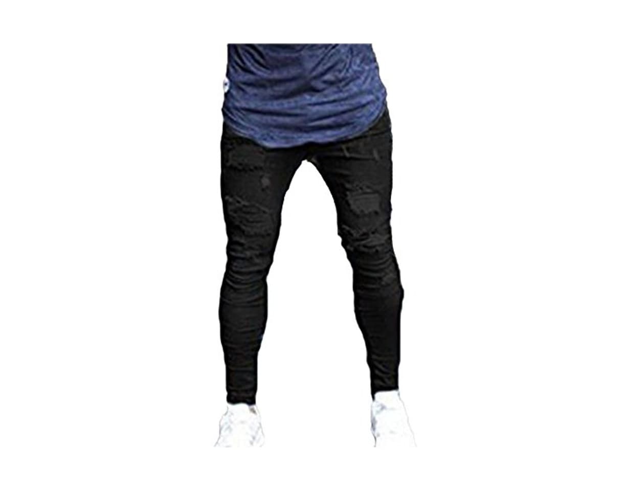 Moda Pantalones Vaqueros de Hombre Pantalones Vaqueros Pitillo Super Stretch Pantalones Vaqueros de