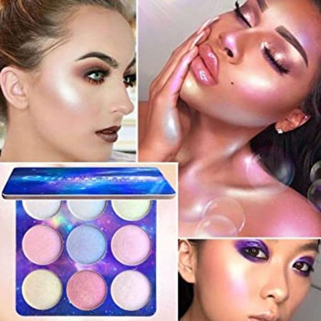 Belleza TZ cosmetix - Aurora boreal 6 colores paleta de maquillaje Kit de maquillaje en polvo