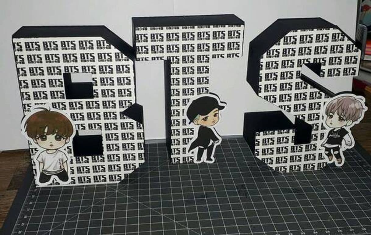 Producto Letras 3D Personalizado BTS