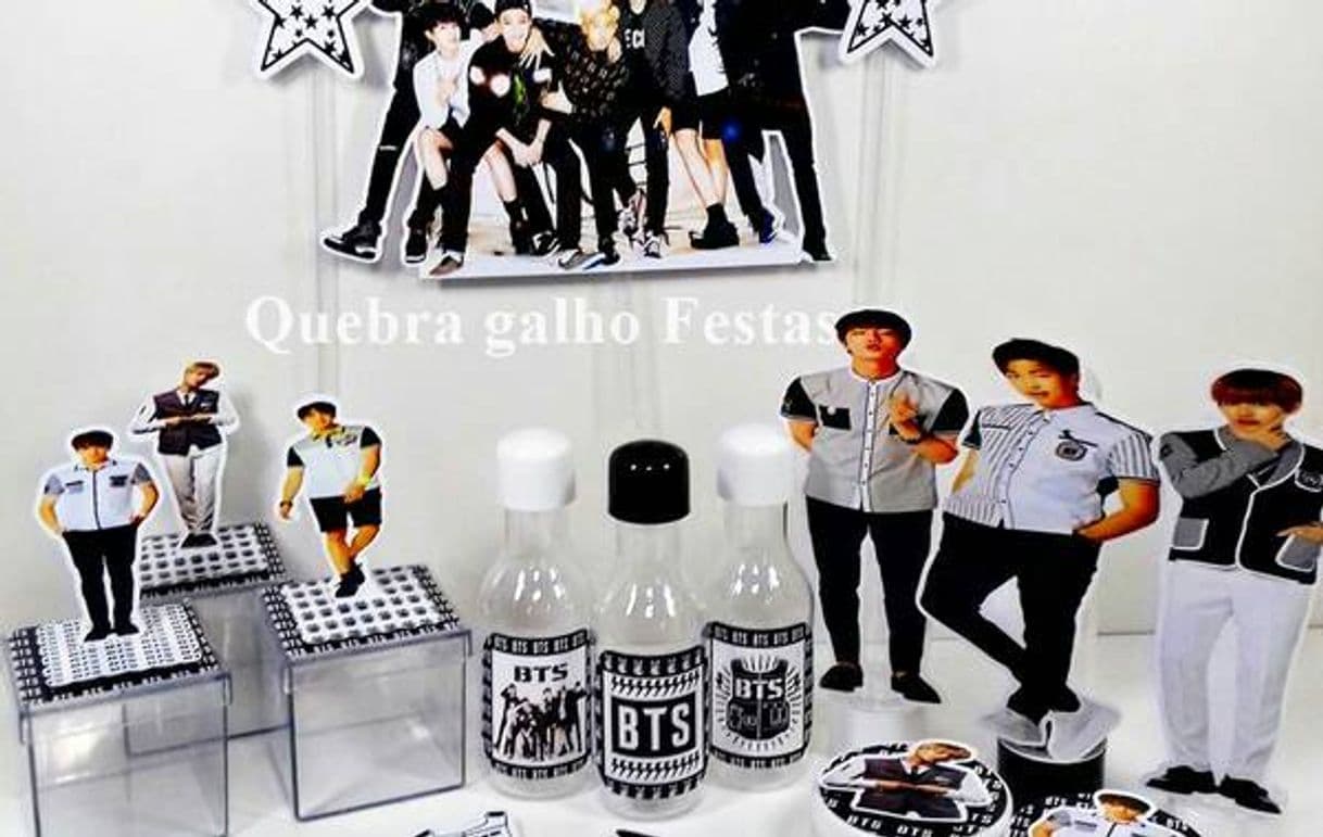 Producto Lembrancinhas Banda Coreana BTS kit 105 Itens Promoção