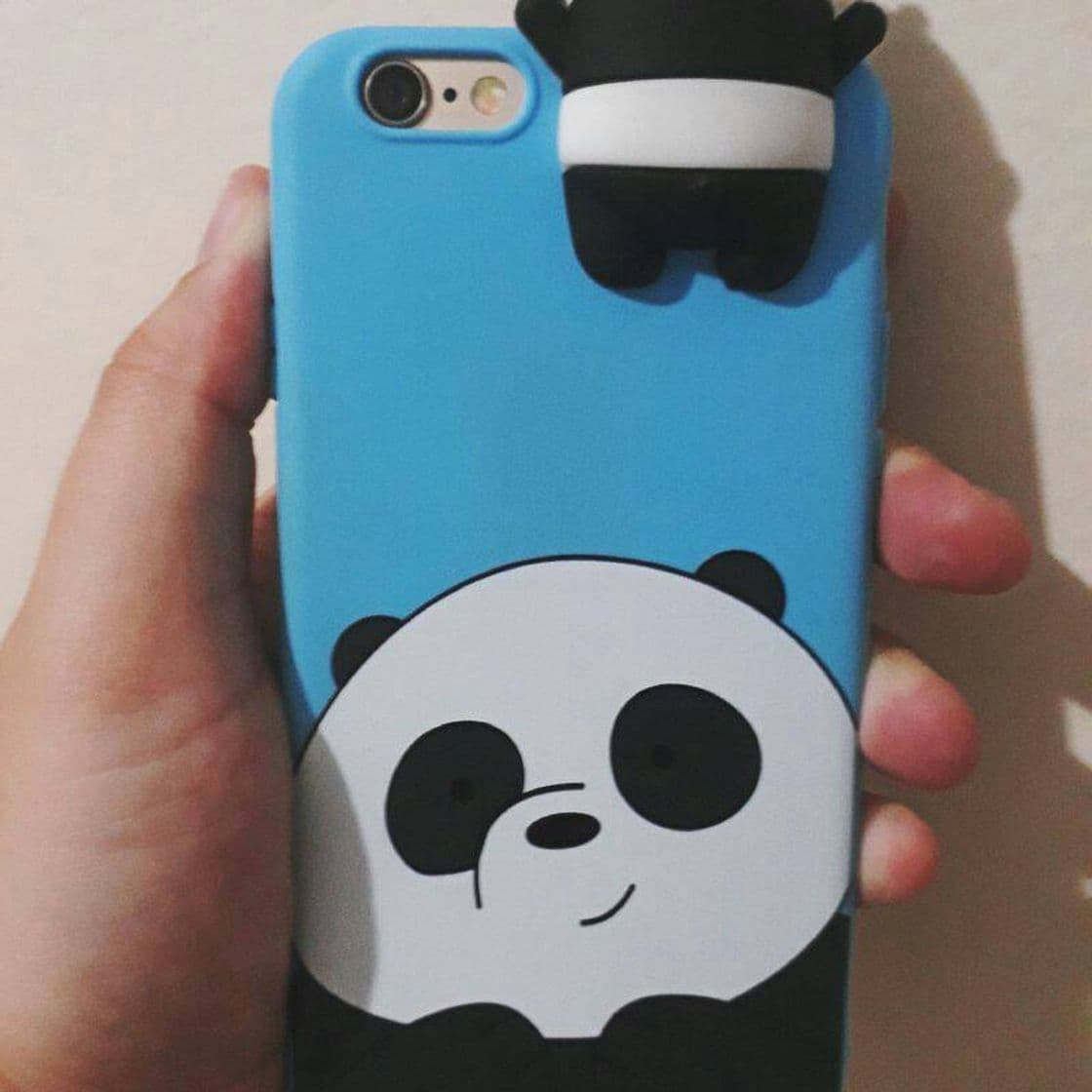 Moda capinha iphone 6 panda ursos sem curso