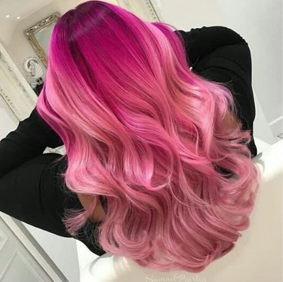 Fashion Cabelo Rosa Pink 😻