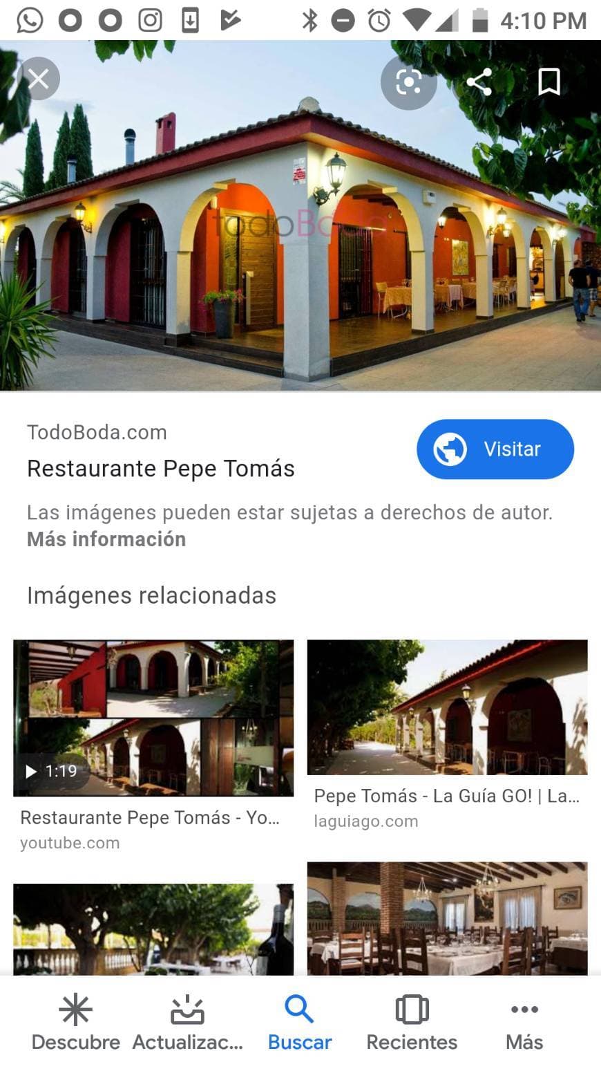 Restaurantes Restaurante Pepe Tomás