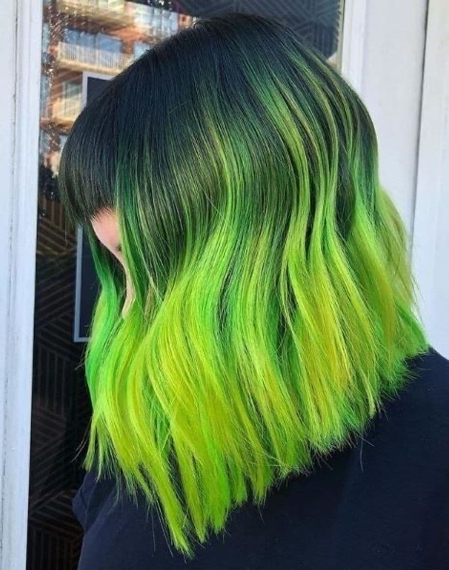 Moda Cabelo verde 