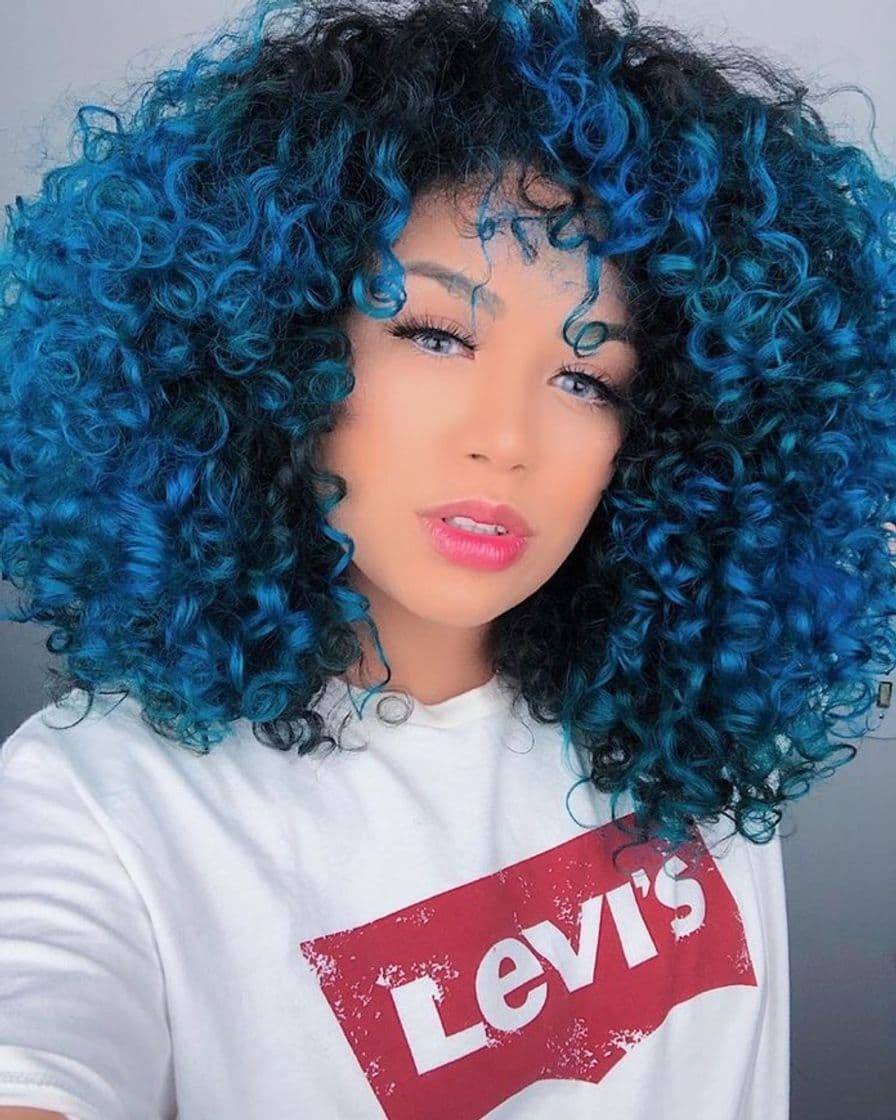 Moda Cabelo azul 