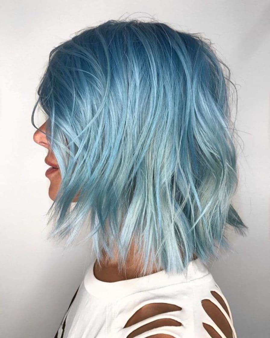 Moda Cabelo azul 