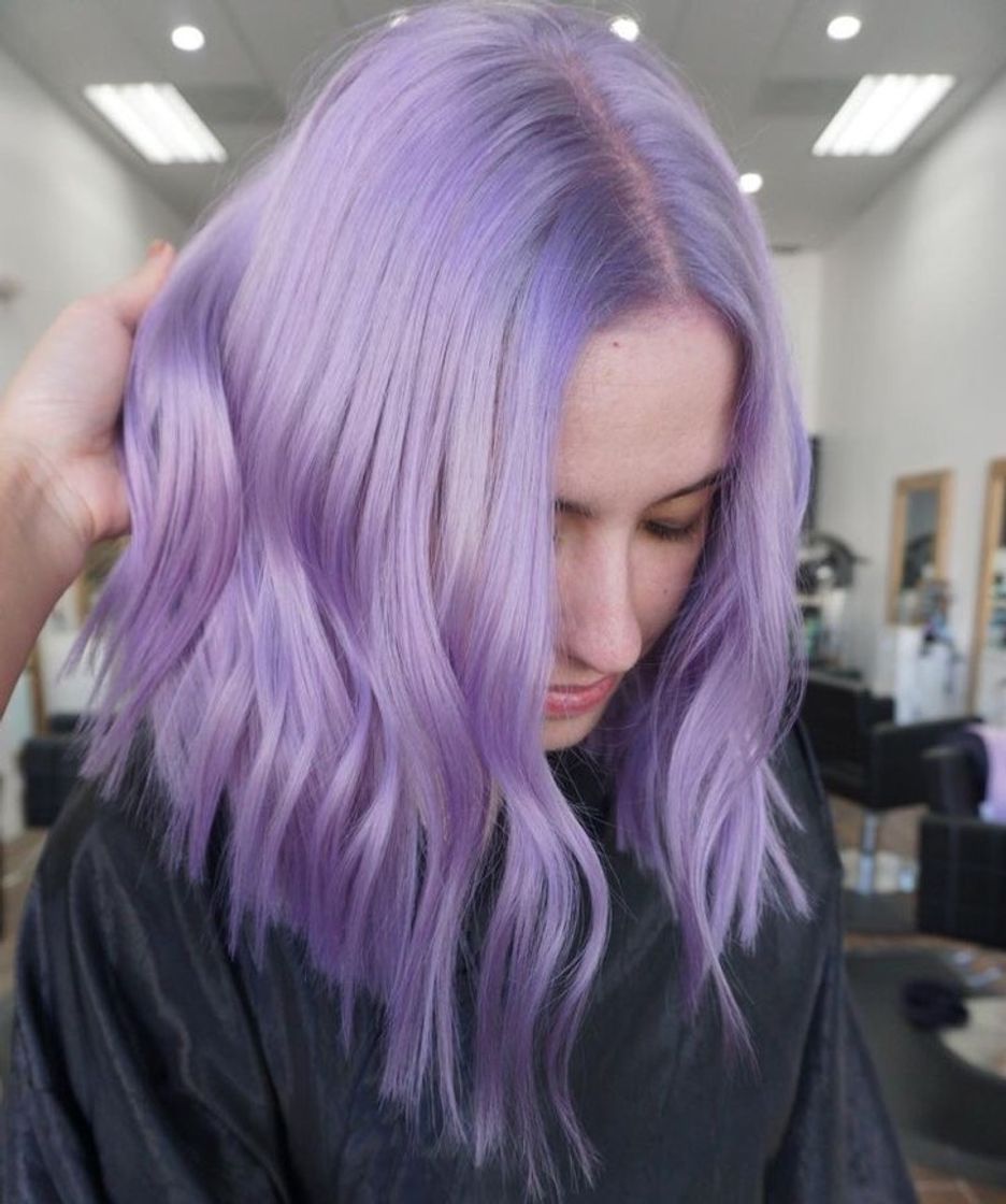 Fashion Cabelo roxo 